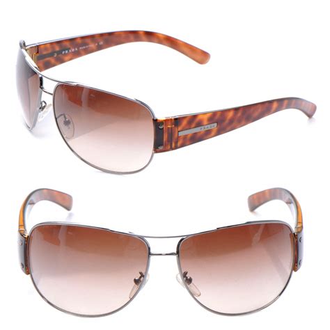 prada spr 52g|Prada Aviator Sunglasses SPR 52G Tortoise .